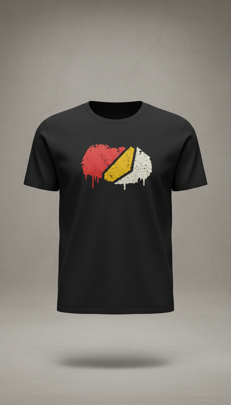 Minimalist Tag Matte Black Tee